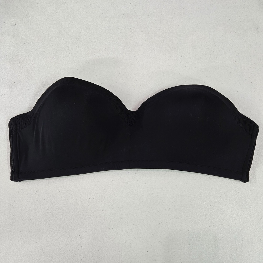 Lively Women Bra 34DD Black Lightly Lined Wireless Multi Way NO STRAPS